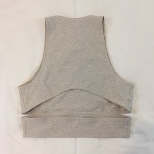 Outdoor Voices Slashback Crop Oatmeal